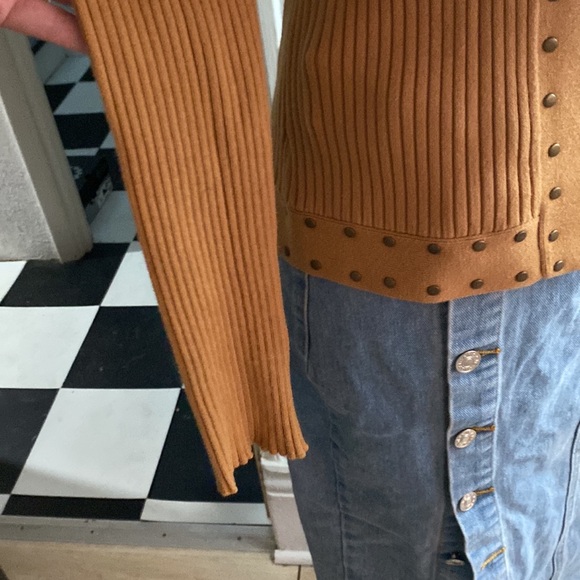 Excellent condition Tracy M zip up sweater, cardigan, size medium - Picture 3 of 5